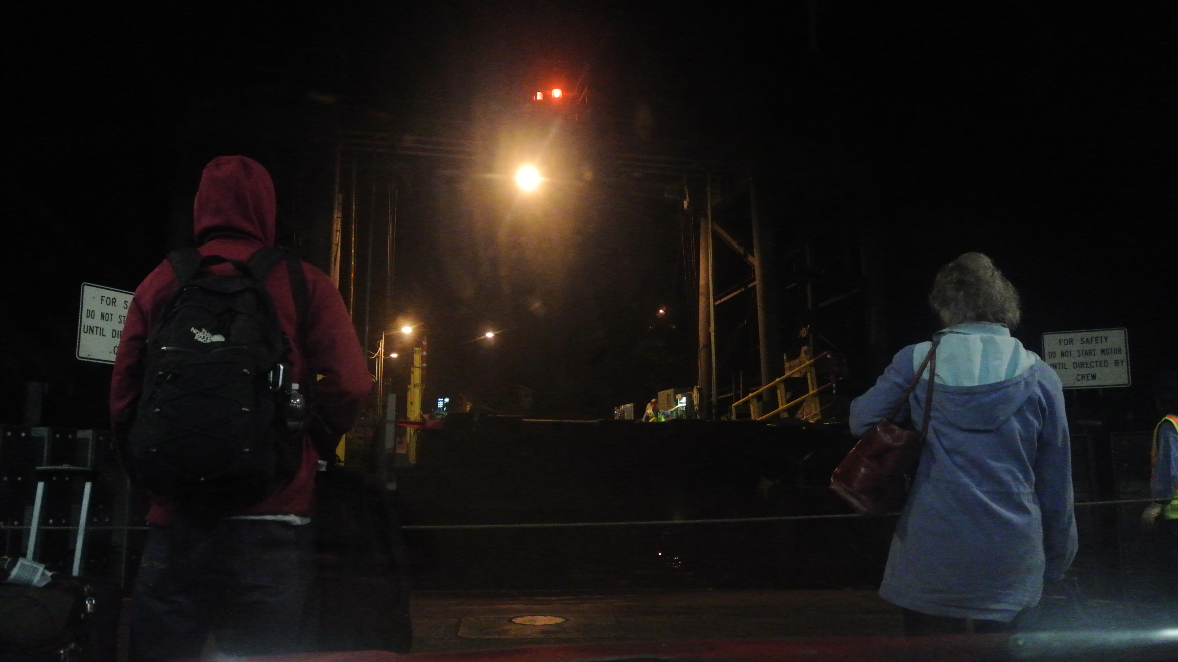 Here is how it looked on the ferry landing as we arrived on the Lopez Island.