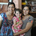 Razzi and Aman with Polina.