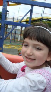 August 31- On the roller coaster at the Evergreen State Fair.